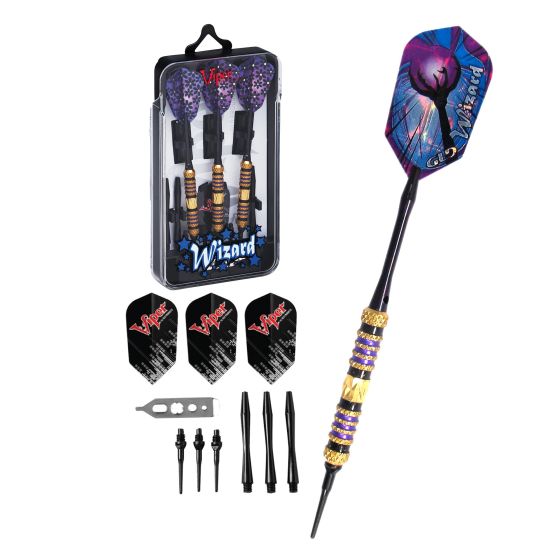 Viper Wizard Purple/Black Soft Tip Darts 18 Grams