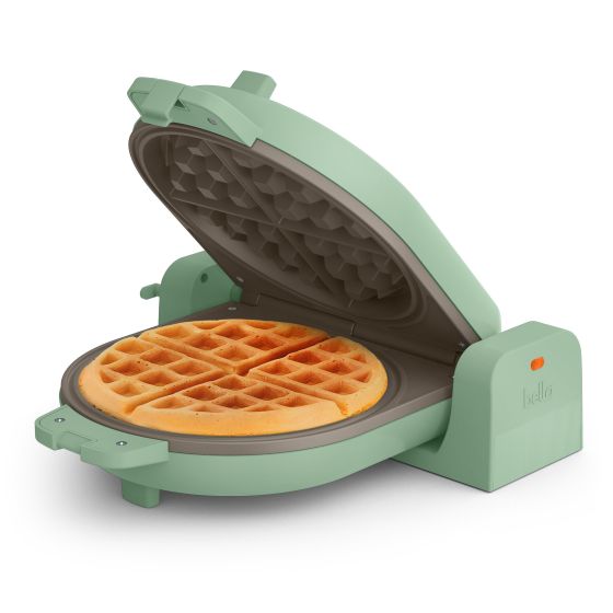 Flip-n-Store Ceramic Waffle Maker Seaglass