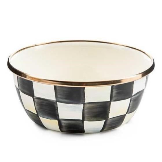 Sterling Check Pinch Bowl