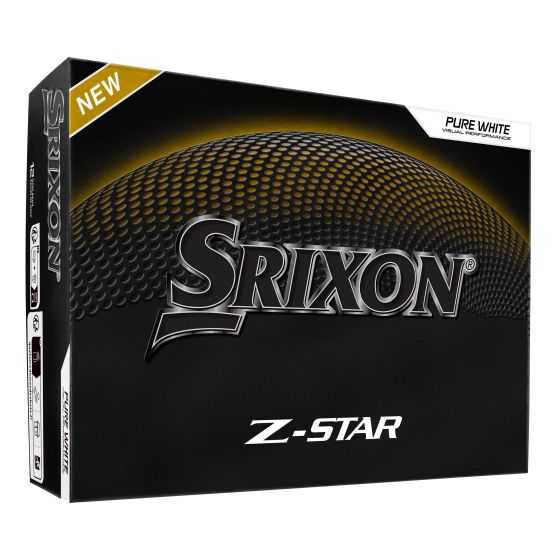 Srixon Z-Star 9 White Golf Balls - 1 Dozen
