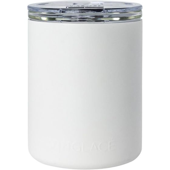 Vinglace Glass Lined Whiskey Glass White
