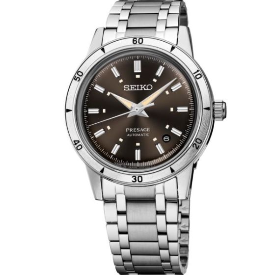 Seiko Presage Style 60s SS Automatic Brown Dial, SS bracelet
