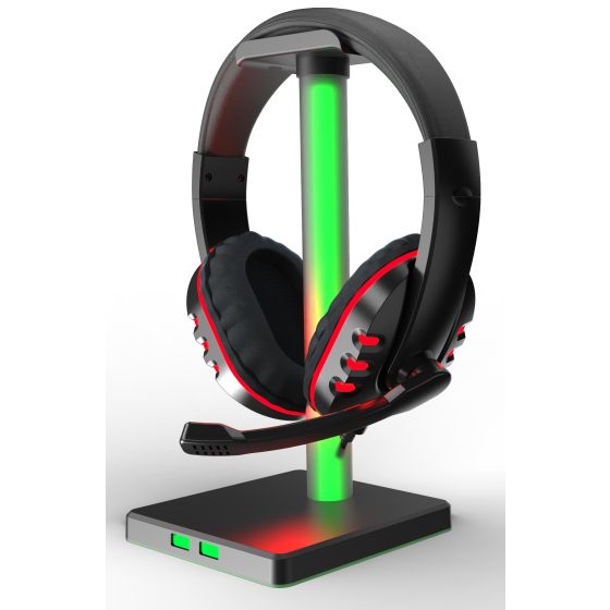 LED Headphone and Stand Streaming Combo