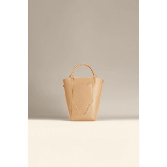 Mini Marina Bucket Leather Champagne