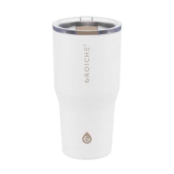 YUKON Cream White 20 oz SS Travel Tumbler