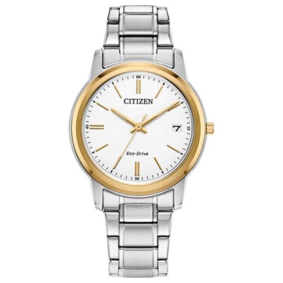 Ladies' Corporate Exclusive, Two-tone Bracelet with White dial