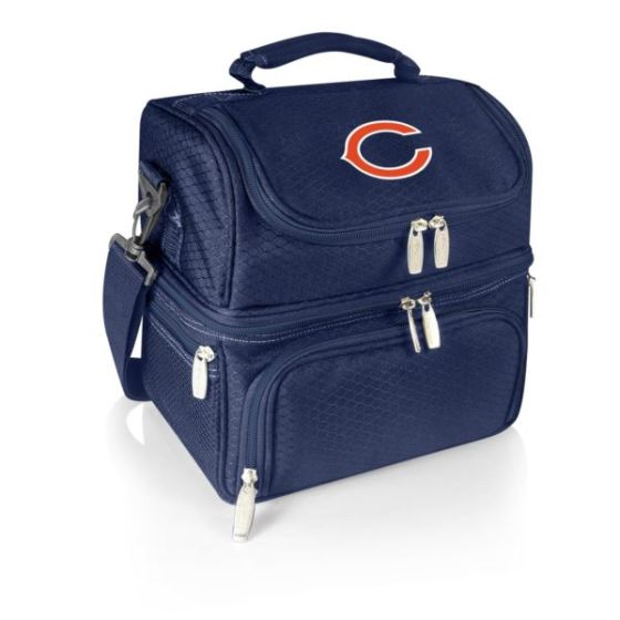 New England Patriots - Pranzo Lunch Bag Cooler with Utensils, (Navy Blue)