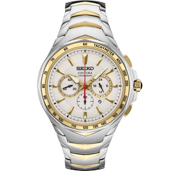 CouturaTT Quartz Chronograph White Dial