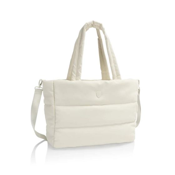 Heys The Puffer Travel Tote - Off White
