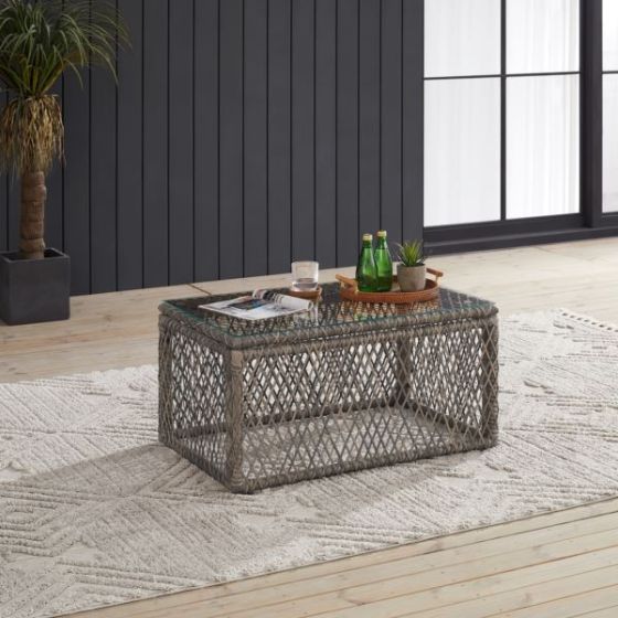 Granite Bay Wicker Outdoor Coffee Table
