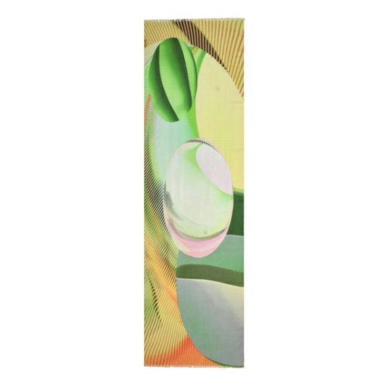 Avril Modern Geo Cotton Blend Scarf