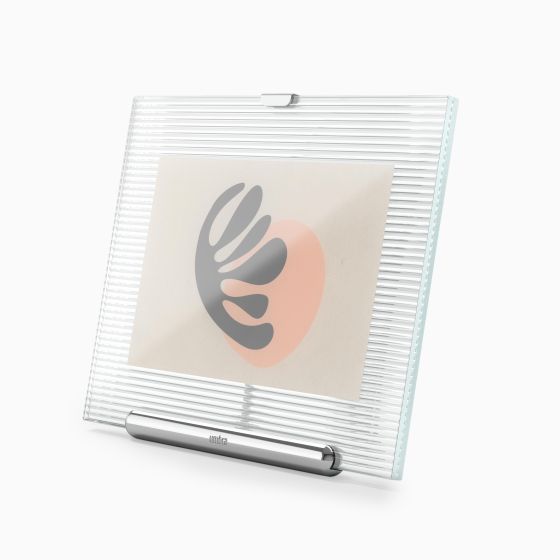 Flute Picture Frame 4X6 Chrome