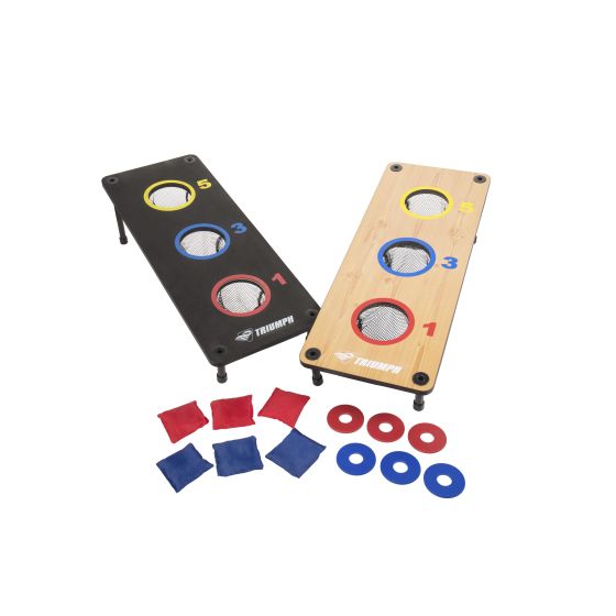 Triumph Sports - 2-in-1 Tournament Bag Toss and Washer Toss