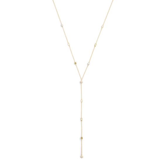 Heritage Charming Charms Pearl Y Necklace - Gold