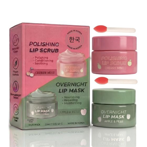 Korean Skincare Lip Care Duo Set Size 2 Pieces
