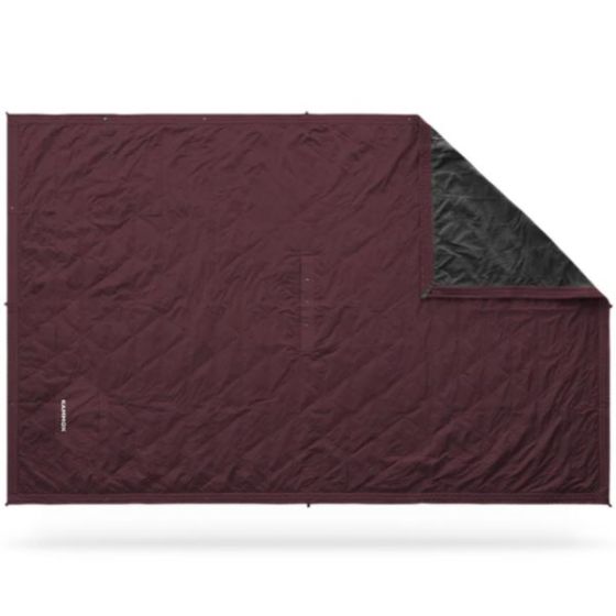 Field Microfleece Blanket - Sunset Maroon