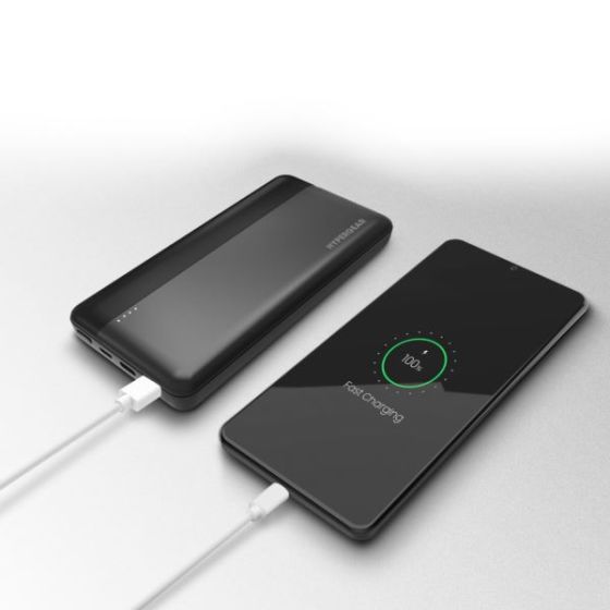 HyperGear 10000mAh 20W PD + USB Power Bank Black