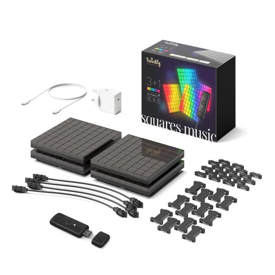 Twinkly - 5+1 Square Starter Blocks, 64 RGB