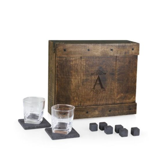 Wedding/Anniversary - Whiskey Box Set - Oak Wood, Mrs/Mrs