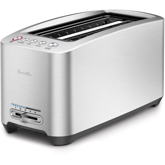 Die-Cast Long-Slot 4-Slice Smart Toaster