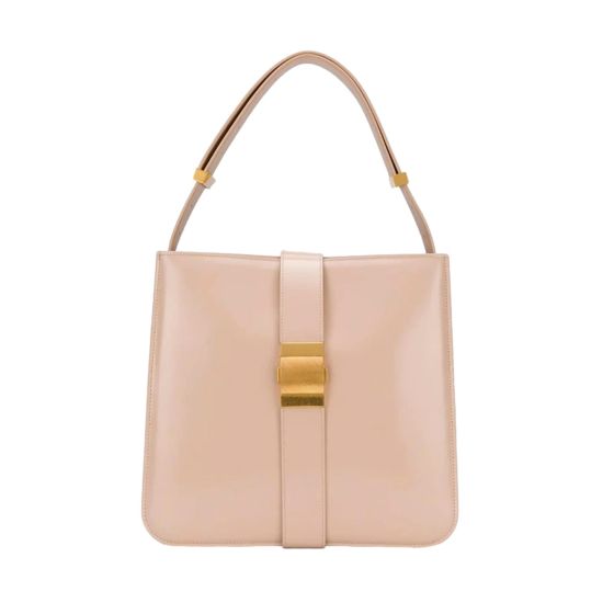 Bottega Veneta Marie Nude Blush Smooth Leather Shoulder Bag
