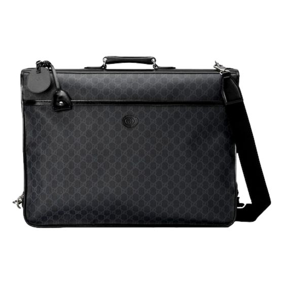 Gucci Supreme Interlocking GG Supreme Black Garment Bag Holdall