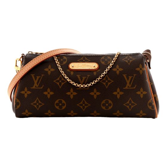 Louis Vuitton Eva Clutch Handbag Classic Monogram