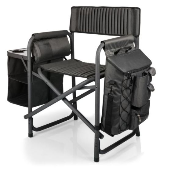 Fusion Chair - Dark Gray with Blue Accents