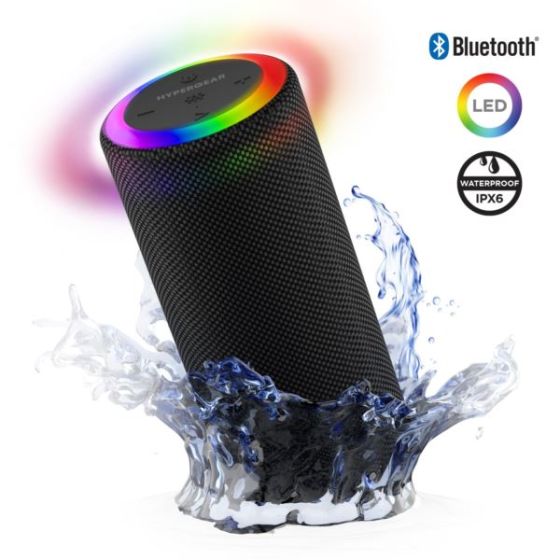 HyperGear Halo XL Waterproof 360 LED Wireless Speaker