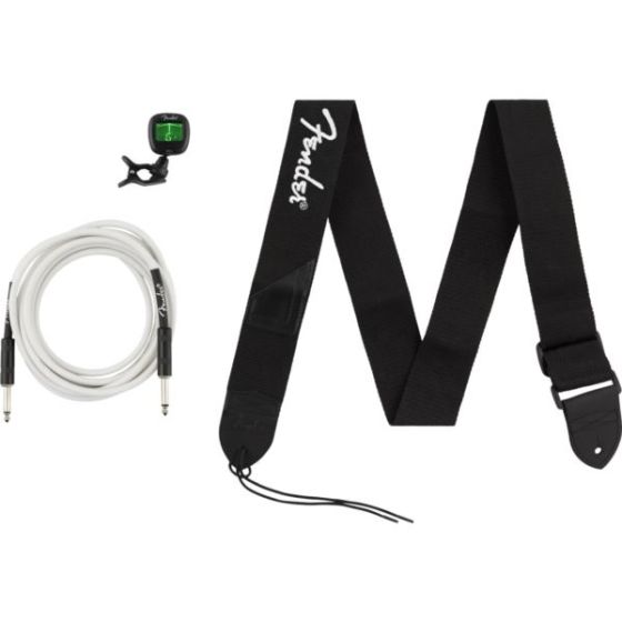 Accessory Essentials Pack - Cable Clip-On Tuner and Strap