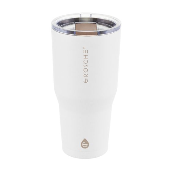 GROSCHE YUKON 32 oz Stainless Steel vacuum insulated tumbler - Cream White