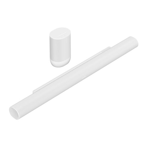 Sonos 2 Room Set with Arc Ultra and Move 2 - White