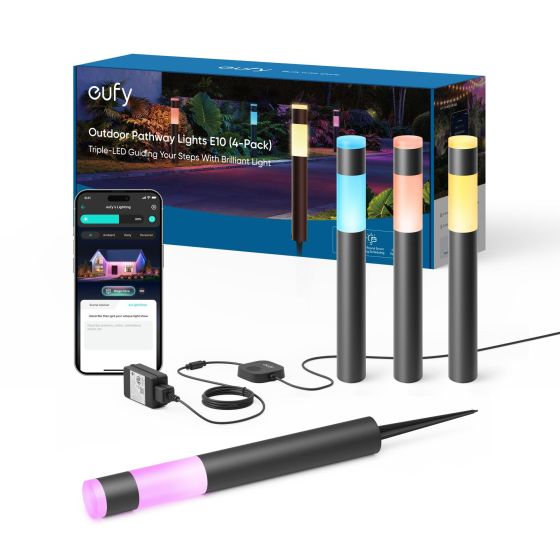 Outdoor Pathway Lights E10 4-Pack