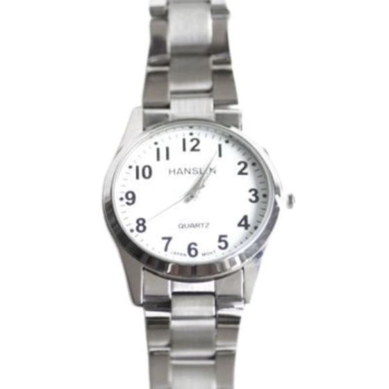 Men's Classic Round Stainless Steel Watch