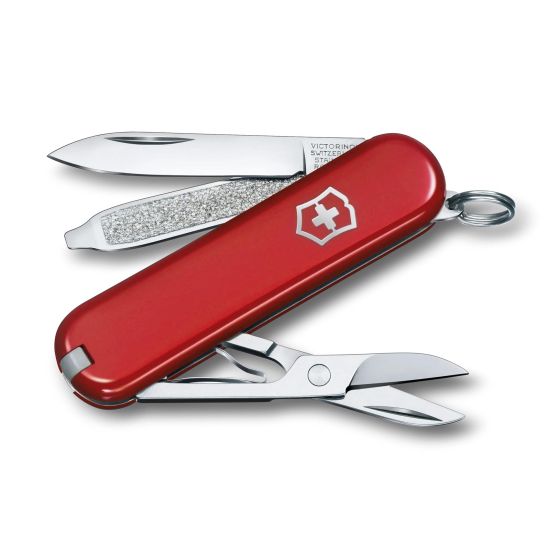 Classic SD Style Icon Pocket Knife Red