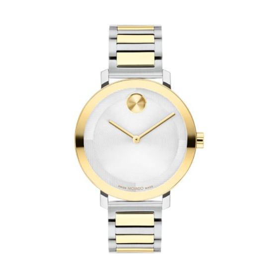 Ladies' Bold Evolution 2.0 Two-Tone Stainless Steel Watch Silver Dial
