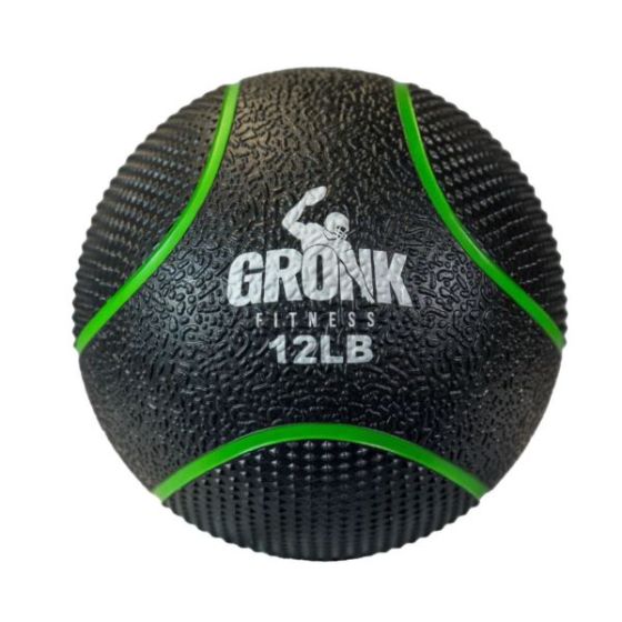 Gronk Fitness Medicine Ball 12lb Green