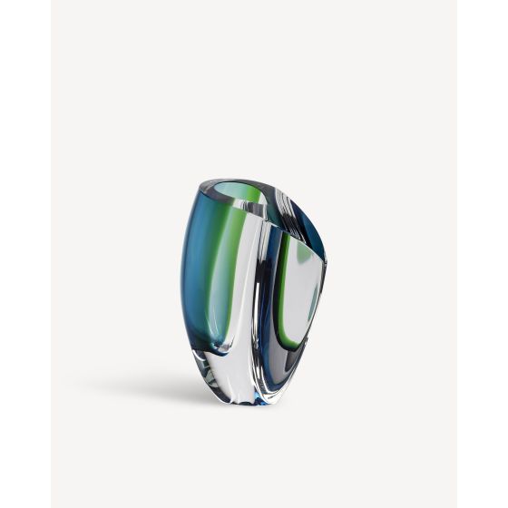 Mirage Vase Large Forest Green/Blue