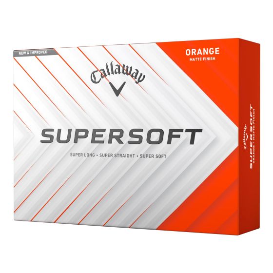 Supersoft Matte Golf Balls - Orange
