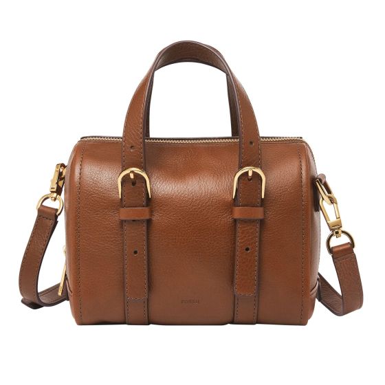Carlie LiteHide Mini Satchel Brown