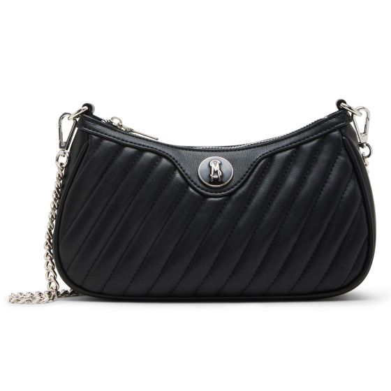 BVICKIE Quilted Convertible Crossbody - Black
