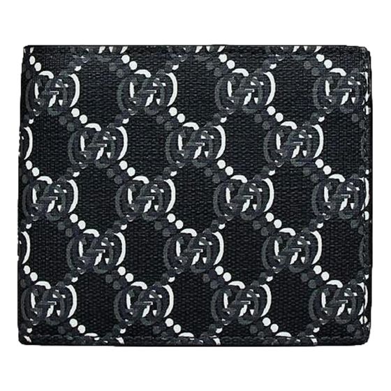 Gucci GG Shadow Black White Bifold Wallet