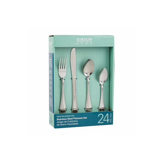 Gibson Wilmington  24 Pc. Stainless Flatware Set