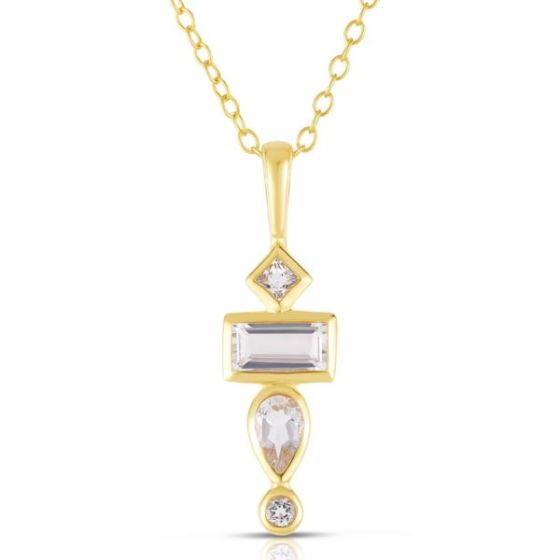 White Topaz Necklace
