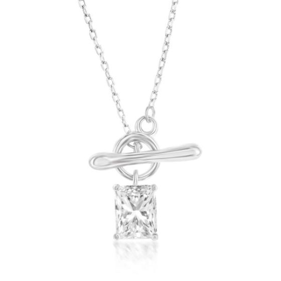 Crystal Toggle Necklace