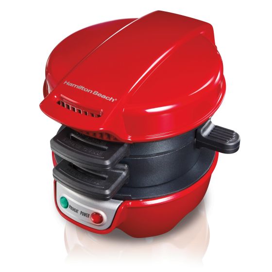 Breakfast Sandwich Maker Red
