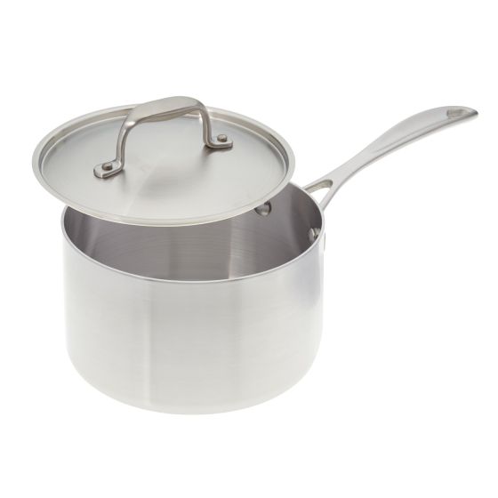 American Kitchen 3 Qt. Covered Stainless Steel Saucepan