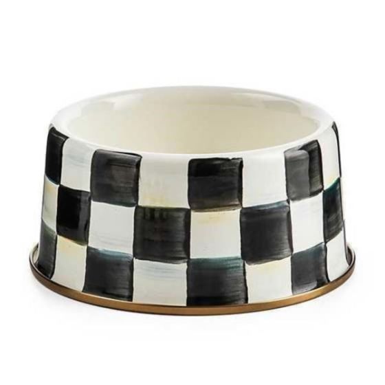 Sterling Check Medium Pet Dish