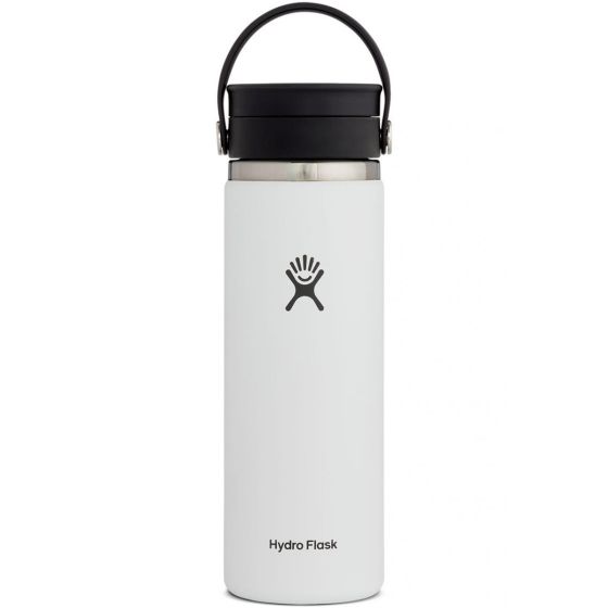 20 oz. Wide Mouth Coffee Flask w/Flex Sip Lid - White