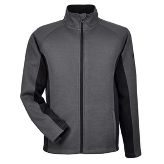 Mens Constant Full-Zip Sweater Fleece-Frontier/Black/Black-2X
